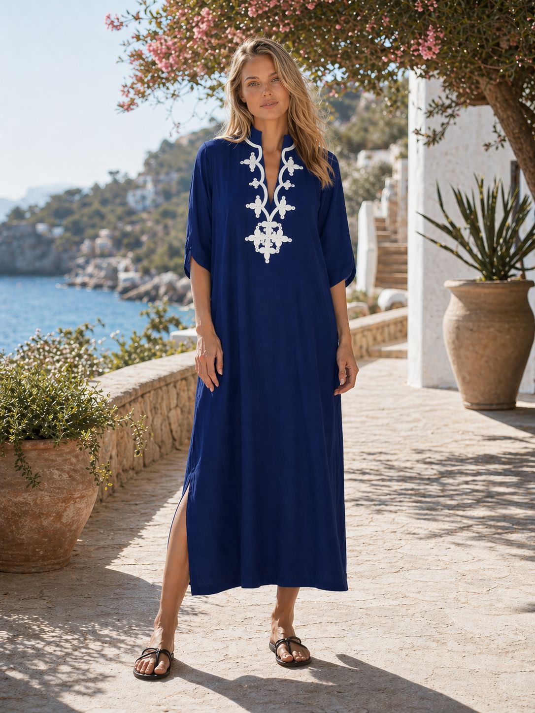 Abiti Caftano per Donna con Ri - Embroidery Kaftan recensione e prezzo