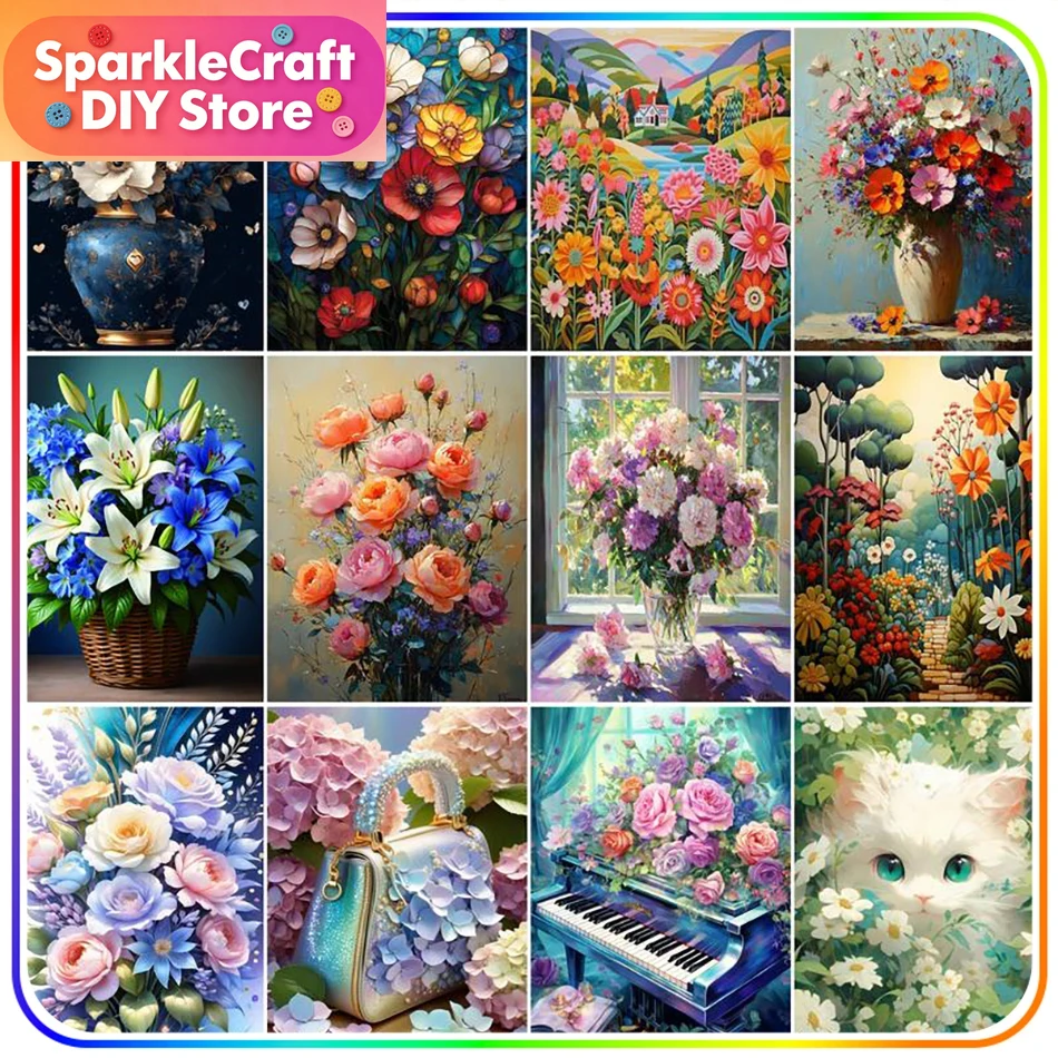 Kit per pittura diamante senza - Embroidery Kit Set recensione e prezzo
