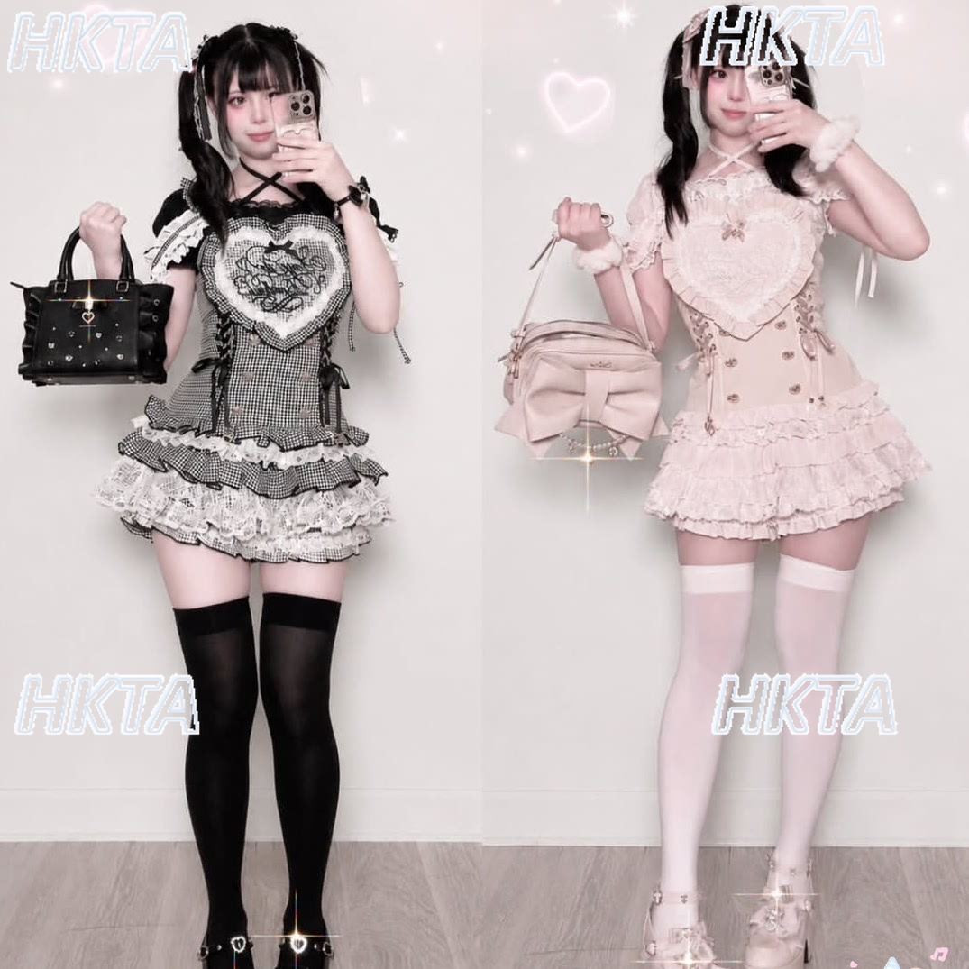 Completo set Lolita da donna:  - Embroidery Love recensione e prezzo
