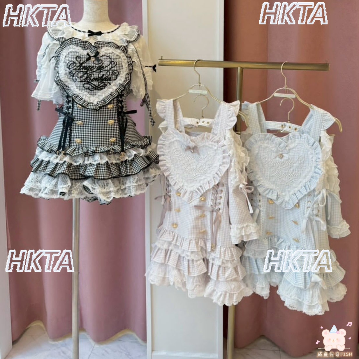 Completo set Lolita da donna:  - Embroidery Love recensione e prezzo